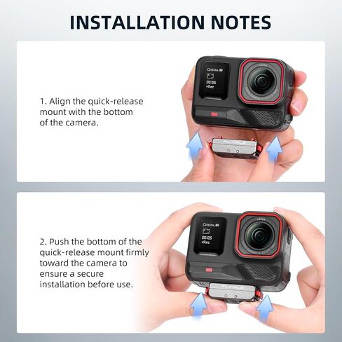 X5 Premium Lens Guard + 2 Pack Screen Protector Accessories Bundle, Magnetic Quick Release Mount with Safety Lock for Insta360 X6/X5/X4 Air in Saudi Arabia