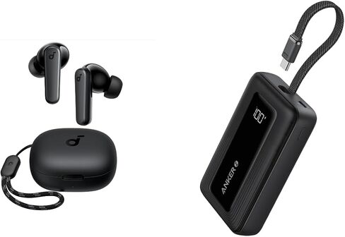 Soundcore by Anker P20i True Wireless Earbuds with Anker Portable Charger, 10,000mAh 30W Power Bank, USB-C in and Out Fast Charging Battery Pack in Kuwait