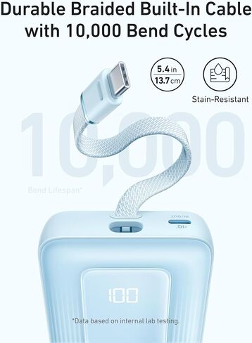 Soundcore by Anker P20i True Wireless Earbuds with Anker Portable Charger, 10,000mAh 30W Power Bank, USB-C in and Out Fast Charging Battery Pack in Kuwait