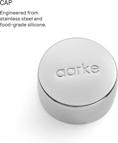 aarke Carbonator Pro Glass Bottle - Stainless Steel Cap, 27oz in Saudi Arabia
