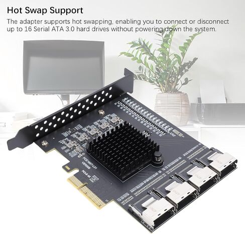 PCIE to 4 Port MINI SAS SFF 8087 Adapter Compact Expansion Card for 10 11 2003 and Systems in Kuwait