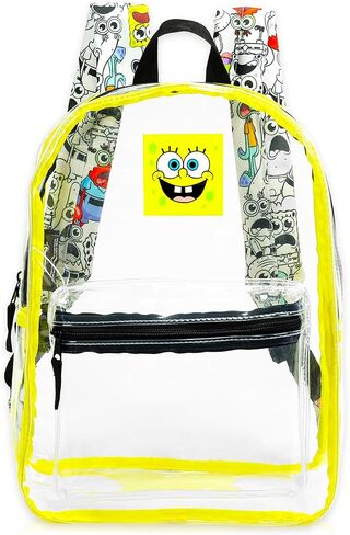 Spongebob Clear Mini Backpack for Stadium Events Bundle in Saudi Arabia