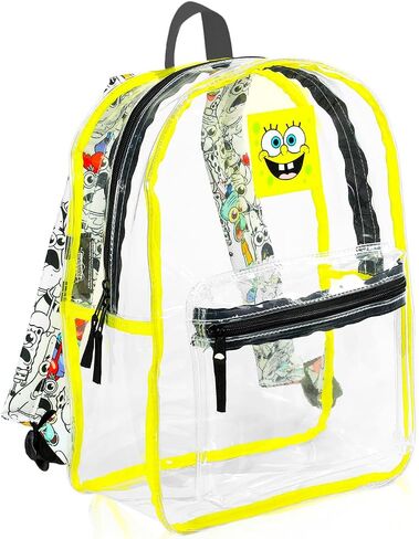 Spongebob Clear Mini Backpack for Stadium Events Bundle in Saudi Arabia