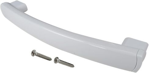 WB15X10278 Microwave Door Handle Fits for GE Hotpoint Models JVM3160RF4SS, JVM3160RF4SS, JVM3160RF4SS, JVM3160RF5SS, JVM3160RF5SS, JVM3160RF6SS, JVM3160RF6SS - White in Saudi Arabia