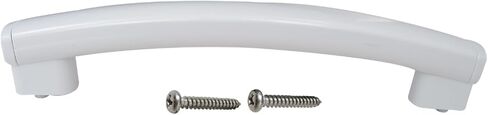 WB15X10278 Microwave Door Handle Fits for GE Hotpoint Models JVM3160RF4SS, JVM3160RF4SS, JVM3160RF4SS, JVM3160RF5SS, JVM3160RF5SS, JVM3160RF6SS, JVM3160RF6SS - White in Saudi Arabia