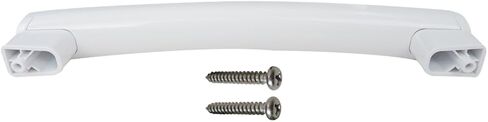 WB15X10278 Microwave Door Handle Fits for GE Hotpoint Models JVM3160RF4SS, JVM3160RF4SS, JVM3160RF4SS, JVM3160RF5SS, JVM3160RF5SS, JVM3160RF6SS, JVM3160RF6SS - White in Saudi Arabia