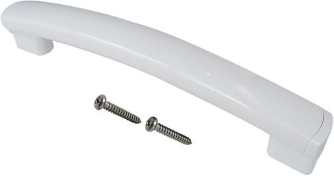 WB15X10278 Microwave Door Handle Fits for GE Hotpoint Models JVM3160RF4SS, JVM3160RF4SS, JVM3160RF4SS, JVM3160RF5SS, JVM3160RF5SS, JVM3160RF6SS, JVM3160RF6SS - White in Saudi Arabia