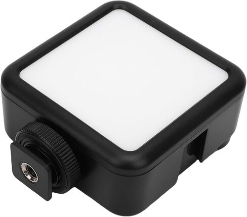 LED Video Light, 5600K CRI90+ Camera Light, Cold Shoe Mount with Hot Shoe Base & Battery Powered, Ideal for Video Conferences, Laptop, Vlog & Photography in Kuwait