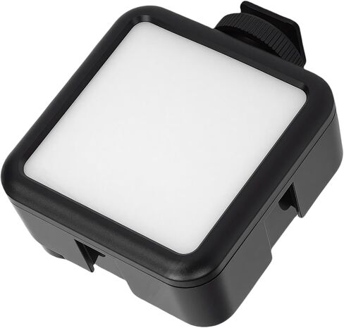 LED Video Light, 5600K CRI90+ Camera Light, Cold Shoe Mount with Hot Shoe Base & Battery Powered, Ideal for Video Conferences, Laptop, Vlog & Photography in Kuwait