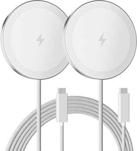 Wireless Charger for Samsung & Android, 15W Magnetic Fast Charging Pad in Saudi Arabia