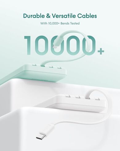 charmast Portable Charger Fast Charging,Built-in 4 Cables,6 Outs & 4 Inputs in Kuwait