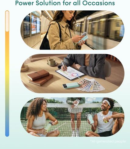 charmast Portable Charger Fast Charging,Built-in 4 Cables,6 Outs & 4 Inputs in Kuwait