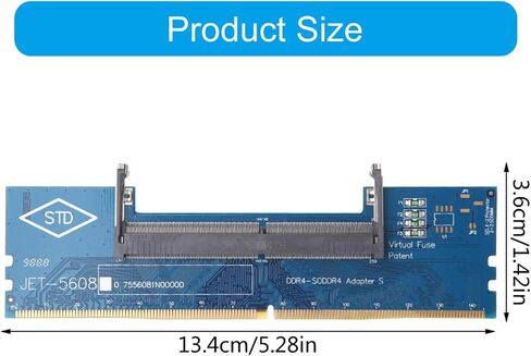 DDR4 SO-DIMM to DIMM Adapter Card Laptop Memory to Deskt in Kuwait