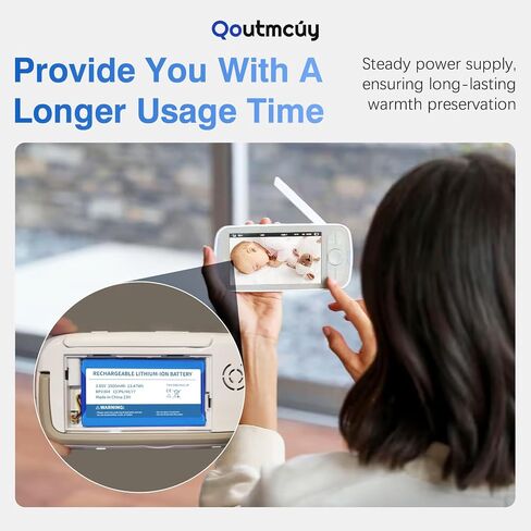 Replacement Battery for Infant Optics DXR-8 PRO & PRO SS – 3.85V 3500mAh Rechargeable Li-ion Battery SP554478 – Not Compatible with DXR-8 in Kuwait