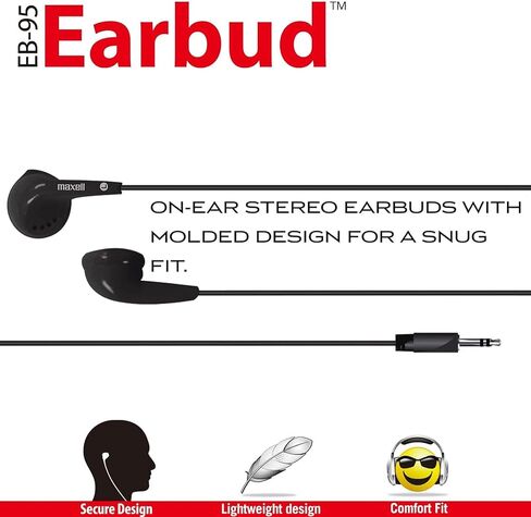 Maxell Earphone 190560-1 Each in Saudi Arabia