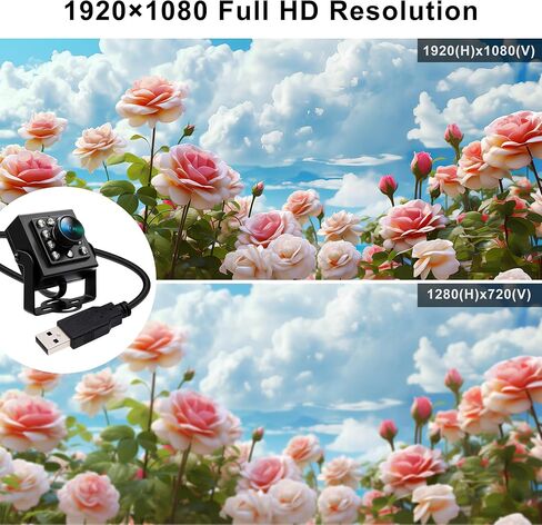 1080P Day & Night Vision USB Camera, IR Infrared Webcam for PC in Kuwait