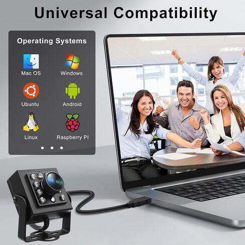 1080P Day & Night Vision USB Camera, IR Infrared Webcam for PC in Kuwait