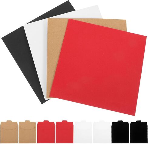 Beavorty 20pcs Paper CD DVD Sleeves Portable Design and Organization Features, Cardboard Storage Holder Covers for CD DVD Packaging, for Home and Office Use in Kuwait