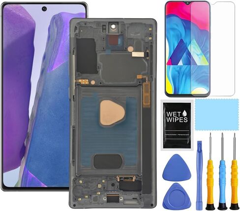 for Samsung Galaxy Note 20 5G Screen Replacement for Samsung Note 20 Screen Replacement with Frame SM-N981 N981u N981a N981w LCD Display digitizer Touch Screen Assembly in Saudi Arabia