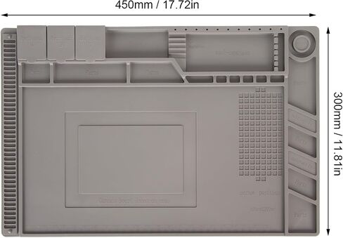 Silicone Electronics Repair Mat, Heat 17.72x11.81 in in Kuwait
