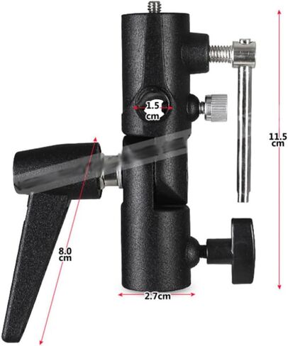 H Type Umbrella Swivel Holder for Photography Flash Light Bracket in Kuwait