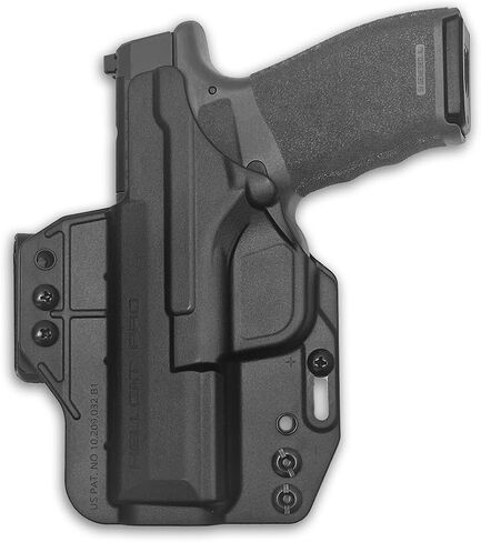 Springfield Hellcat Pro IWB Holster - IWB Holster for Concealed Carry / Custom fit to Your Gun - Inside the Waistband - Comfort and Concealment - EDC - Pistol Holster - Gun Holster in Kuwait