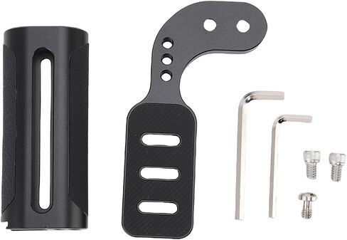 Aluminum Side Handle Grip, Side Grip & L Bottom Plate, 1/4 Inch Thread Hole Top Cold Shoe Mount, Ergonomic Design, Universal Left Handle for Mirrorless DSLR Camera in Kuwait