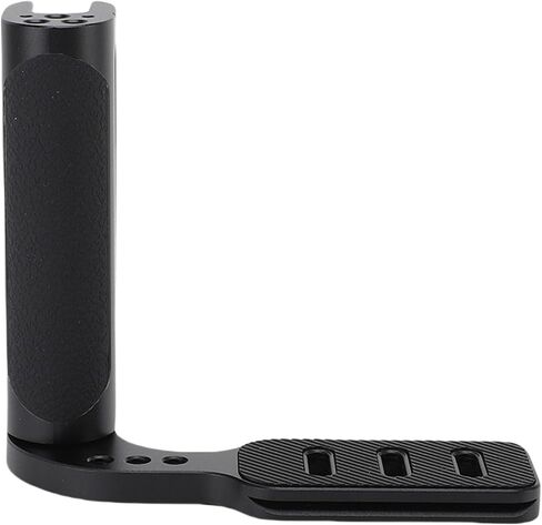 Aluminum Side Handle Grip, Side Grip & L Bottom Plate, 1/4 Inch Thread Hole Top Cold Shoe Mount, Ergonomic Design, Universal Left Handle for Mirrorless DSLR Camera in Kuwait