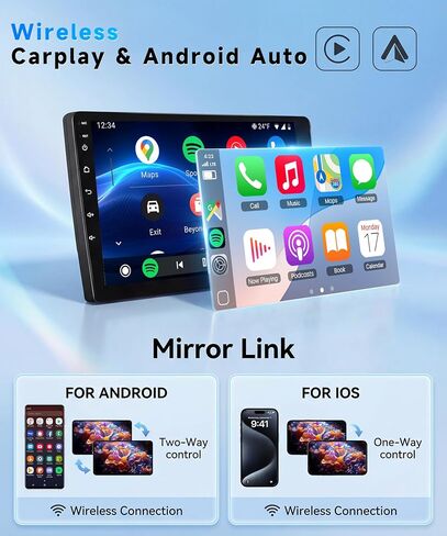Car Radio for Toyota Sienna 2004-2010 with Qualcomm 8 Core 4G+64G 5G WiFi, 9" 1280P QLED Touch Screen Car Stereo Wireless Carplay Android Auto GPS DSP Bluetooth5.0 Camera, Support J.B.L & Big Screen in Saudi Arabia