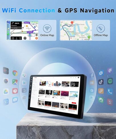 Car Radio for Toyota Sienna 2004-2010 with Qualcomm 8 Core 4G+64G 5G WiFi, 9" 1280P QLED Touch Screen Car Stereo Wireless Carplay Android Auto GPS DSP Bluetooth5.0 Camera, Support J.B.L & Big Screen in Saudi Arabia