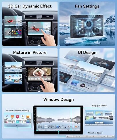 Car Radio for Toyota Sienna 2004-2010 with Qualcomm 8 Core 4G+64G 5G WiFi, 9" 1280P QLED Touch Screen Car Stereo Wireless Carplay Android Auto GPS DSP Bluetooth5.0 Camera, Support J.B.L & Big Screen in Saudi Arabia