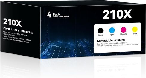 210A Toner Cartridges 4 Pack for HP 210A Toner Cartridges 4301fdw Toner in Saudi Arabia