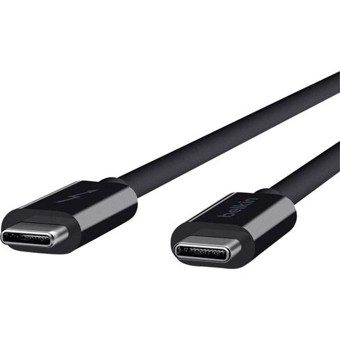 Belkin Thunderbolt 3 Cable, 20Gbps, 1M, Black in Saudi Arabia