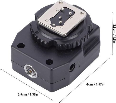 TTL Flash Hot Shoe Adapter for Camera, Automatic Photometry Link, Multiple Flash Control for Studio ABS Material in Kuwait