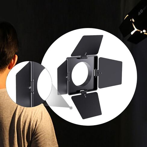 Pp Barn Door for Cob 40W Light, Compact Studio Accessory in Kuwait