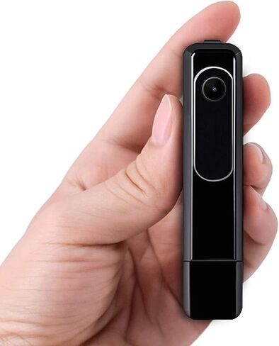 HD 1080P Portable Pocket Camera, Mini Body Cam with Video Recorder，Nanny Cameras for Home Security, No WiFi Needed Security Equipment Indoor/Outdoor in Saudi Arabia