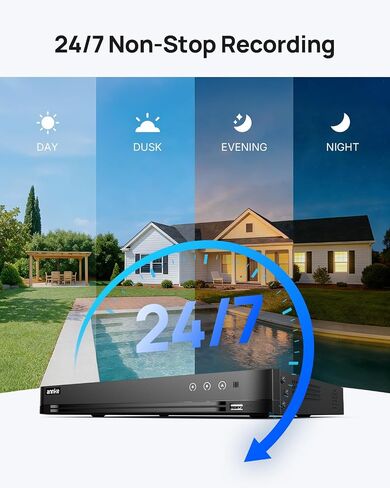 ANNKE 32CH 3K Lite Wired Security Camera System with 4TB, 32 x Outdoor Cams in Kuwait