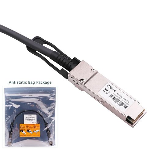 200GbE QSFP56 to QSFP56 PAM4 0.5m(1.67ft) Ethernet Passive Copper Twinax Cable, Compatible with Mellanox MCP1650-V00AE30, Ideal for NVIDIA DGX Spark Dual-System in Kuwait