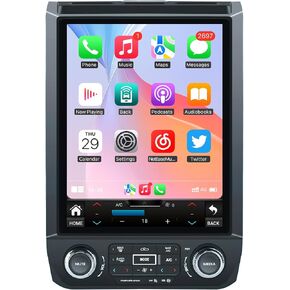 [8Core 4GB+64GB] Car Radio Stereo for Ford F150 2015 2016 2017 2018 2019 2020: 12.1'' HD Tesla Style Touch Screen with Wireless Carplay Android Auto GPS 5GWiFi BT5.0 FM AM RDS DSP SWC Backup Camera in Kuwait