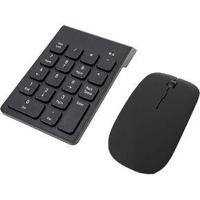 Cryfokt Wireless Numeric Keypad Mouse Combo, 2.4G Shared USB Receiver in Kuwait