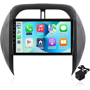 2+64G Android 14 Double Din Car Stereo for Toyota RAV4 2003-2005 with 9 Inch Touchscreen Radio Built-in Wireless Carplay/Android Auto/GPS/Bluetooth/FM/AUX-in/Steering Wheel Controls/Backup Camera in Saudi Arabia