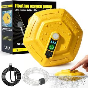 IPX7 Floating & Rechargeable Bait Bucket Aerator for Fishing in Kuwait