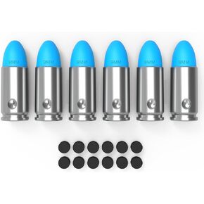 BOOLIT EYE Pro 9mm Safety Trainer Cartridge Dummy Rounds/Dry Fire Training Snap Caps, 6 Pcs in Saudi Arabia