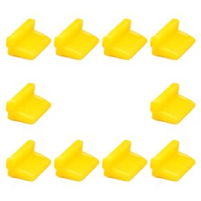Silicone USB Cover Protectors USB Port Cover Universally Fit Computer Laptop Port Maintenance 10pcs Silicone Protectors in Kuwait