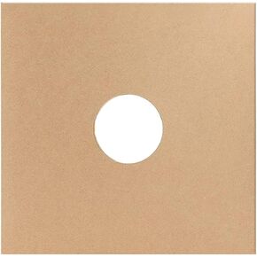 Record Sleeves 10PCS 12-Inch Kraft Paper Record Sleeves, Resealable Storage Bags for LP Vinyl(Black) in Saudi Arabia