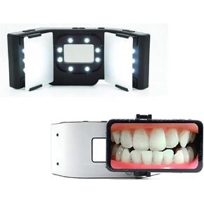 Mobile Photography Light, Oral Led Photography Kits with 20 Led Lights and 6000-6500k Adjustable, 3 Group Lights Adjusted Independently for Clinics & Home Salons. in Saudi Arabia
