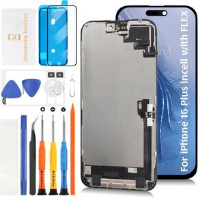 for iPhone 16 Plus InCell LCD Screen Replacement with Proximity Sensor Flex Cable 6.7" Display Assembly Touch Screen Digitizer Repair Kit A3290 A3082 A3289 A3291 in Saudi Arabia