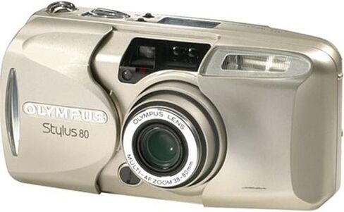 OM SYSTEM OLYMPUS Stylus 80 Quartz Date 35mm Camera Kit w/ 38-80mm Zoom in Kuwait