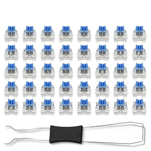 40Pack Clickers for 3D Prints,Blue Mechanical Keyboard Switches Set in Saudi Arabia