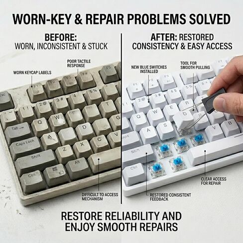 40Pack Clickers for 3D Prints,Blue Mechanical Keyboard Switches Set in Saudi Arabia